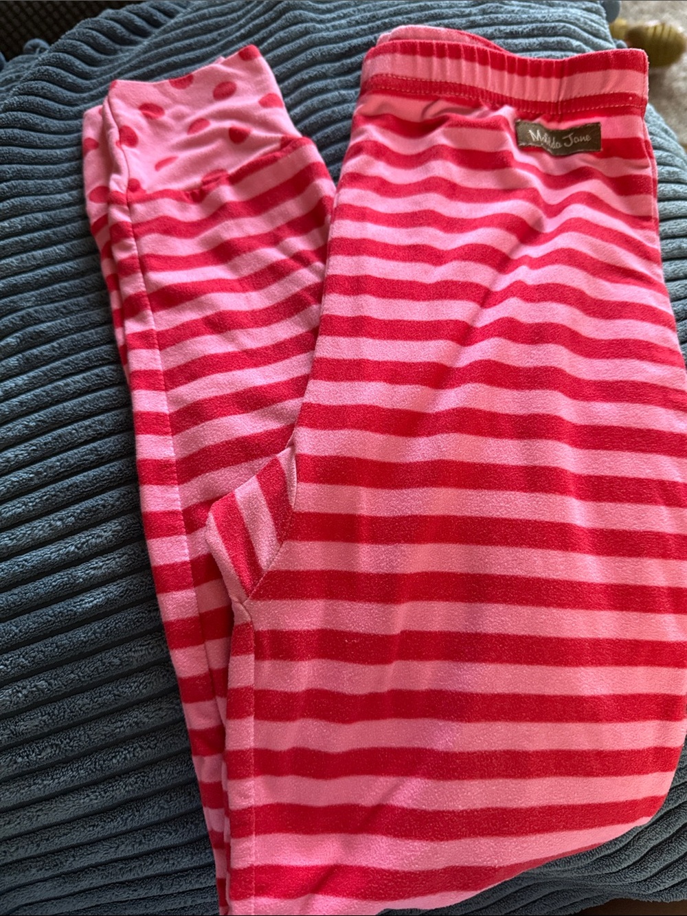 Matilda Jane Pink and Hot Pink Striped Sleep Pants
